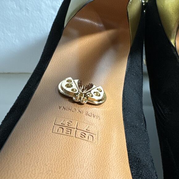 Round Toe High Platform Stiletto Heels Rivets Decor Side Zip Ankle Boots Size 8 - Picture 8 of 12